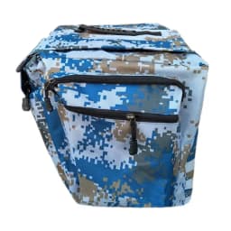 Bicycle Bag 50L Nylon Bike Bag Rear Rack Trunk Bike Luggage Back Seat Pannier Reflective Cycling Storage Bag Bicycle Accessories
