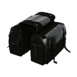 Bicycle Bag 50L Nylon Bike Bag Rear Rack Trunk Bike Luggage Back Seat Pannier Reflective Cycling Storage Bag Bicycle Accessories