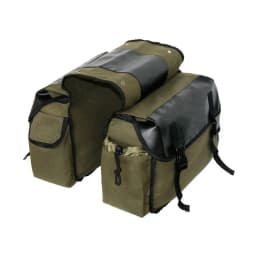 Bicycle Bag 50L Nylon Bike Bag Rear Rack Trunk Bike Luggage Back Seat Pannier Reflective Cycling Storage Bag Bicycle Accessories