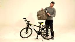 2026 Bicycle Bag 50L Nylon Bike Rear Rack Trunk Bike Luggage Back Seat Pannier Reflective Cycling Storage Bicycle Accessories