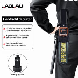 LAOLAU Metal Detector Handheld Metal Detection Outdoor Gold Finder Portable Scanner Depth Wall Detector Safe Checking