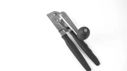 Manual 360 Degree Rotation Stainless Steel Can And Bottle Opener With Single Handle Side Opening Multi Purpose For Easy Opening