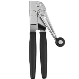 Manual 360 Degree Rotation Stainless Steel Can And Bottle Opener With Single Handle Side Opening Multi Purpose For Easy Opening
