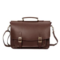 GUMST Men's Briefcase Handbag Crazy Horse Pu Leather Messenger Travel Bag Business Men Tote Bags Man Casual Crossbody Briefcases