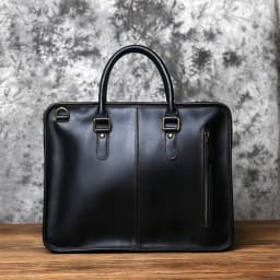 NZPJ Men's Briefcase Leather Handbag Retro Top Layer Cowhide Laptop Bag Crazy Horse Leather Shoulder Messenger Bag Luxury Bag