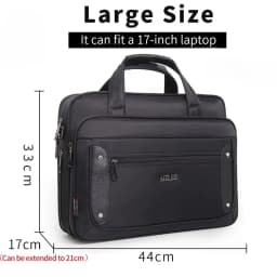Large Capacity Briefcase Bag Men Business Bags 14 15.6 inch 17 inch 19 Laptop Bag Shoulder Bags Canvas Handbags Messenger Bag
