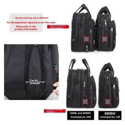 Large Capacity Briefcase Bag Men Business Bags 14 15.6 inch 17 inch 19 Laptop Bag Shoulder Bags Canvas Handbags Messenger Bag