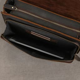 Luufan Genuine Leather Men's Briefcase Bag Fit 14" Laptop Business Handbags Daily Working Tote Cow Leather Male Computer bags