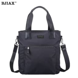 BJIAX New Men Bag Horizontal Business Casual Handbag Nylon Oxford Cloth Canvas Bag Crossbody Bag Briefcase