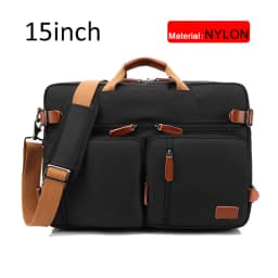 17 Inch Convertible Briefcase Men Business Handbag Messenger Bag Casual Laptop Multifunctional Travel Bags For Male Big XA161ZC