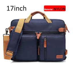 17 Inch Convertible Briefcase Men Business Handbag Messenger Bag Casual Laptop Multifunctional Travel Bags For Male Big XA161ZC