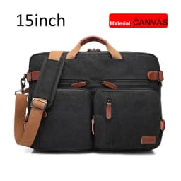 17 Inch Convertible Briefcase Men Business Handbag Messenger Bag Casual Laptop Multifunctional Travel Bags For Male Big XA161ZC