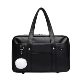 Student Handbag JK Uniform Bag Single Shoulder PU Uniform Bag Commuter Document Backpack Computer Bag Travel Bag