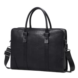Coffee / Black Men Bag Handbag Genuine Leather Laptop Briefcase Male Shoulder Messenger Bags Large Capacity Men Briefcases