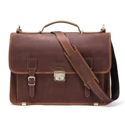 CONTACT'S Genuine Leather Business Bags for Men High Quality Briefcase Office Bag Male Tote Laptop Bags Portfolio Bag Document