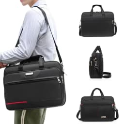 High-capacity Briefcase Business Document Information Storage Bags Weekend Travel Laptop Protection Organize Handbag Accessories