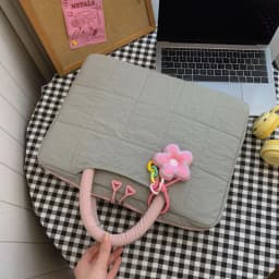 Puffy Laptop Sleeve 14/16 Inch Commuter Laptop Briefcase Notebook Sleeve Notebook Case Portable Handbag for Women