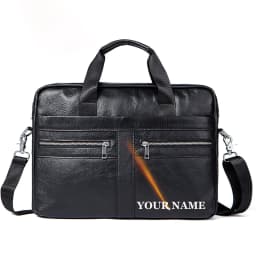 WESTAL Leather Bag Men Laptop Bag Men's Bags Genuine Leather Computer Briefcase Bag for Document A4 Portfolio Men Briefcase 8523