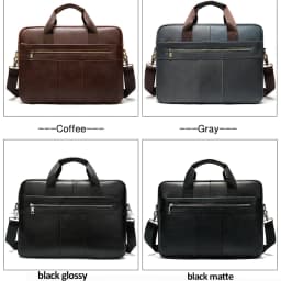 WESTAL Leather Bag Men Laptop Bag Men's Bags Genuine Leather Computer Briefcase Bag for Document A4 Portfolio Men Briefcase 8523