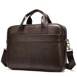 WESTAL Leather Bag Men Laptop Bag Men's Bags Genuine Leather Computer Briefcase Bag for Document A4 Portfolio Men Briefcase 8523