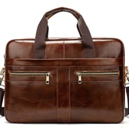 WESTAL Leather Bag Men Laptop Bag Men's Bags Genuine Leather Computer Briefcase Bag for Document A4 Portfolio Men Briefcase 8523