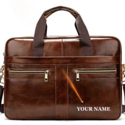 WESTAL Leather Bag Men Laptop Bag Men's Bags Genuine Leather Computer Briefcase Bag for Document A4 Portfolio Men Briefcase 8523