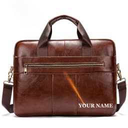 WESTAL Leather Bag Men Laptop Bag Men's Bags Genuine Leather Computer Briefcase Bag for Document A4 Portfolio Men Briefcase 8523