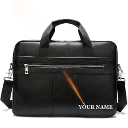 WESTAL Leather Bag Men Laptop Bag Men's Bags Genuine Leather Computer Briefcase Bag for Document A4 Portfolio Men Briefcase 8523
