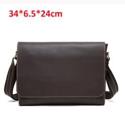 WESTAL Crazy Horse Leather Men's Briefcases Laptop Bag Office Bags for Men Cover Messenger Bags Men's Leather Bag Computer Bags