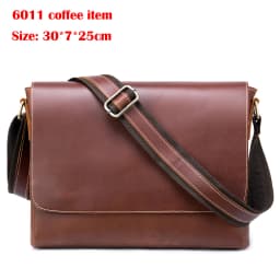 WESTAL Crazy Horse Leather Men's Briefcases Laptop Bag Office Bags for Men Cover Messenger Bags Men's Leather Bag Computer Bags