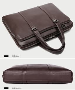 Luxury Genuine Leather Briefcase Men Leather Business Bag 15.6" Laptop Bag 14 Male Office Bag Document File Case Shoulder Bag