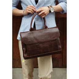 GUMST Retro Men's Briefcase Crazy Horse Leather Laptop Handbag Business Men Messenger Bags Leather Laptop Bag