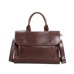 GUMST Retro Men's Briefcase Crazy Horse Leather Laptop Handbag Business Men Messenger Bags Leather Laptop Bag