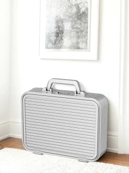 16 Inch Aluminum-Magnesium Alloy Metal Carry Case Lightweight Durable Multi-Purpose Travel Business Outdoor Storage Briefcase