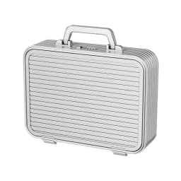 16 Inch Aluminum-Magnesium Alloy Metal Carry Case Lightweight Durable Multi-Purpose Travel Business Outdoor Storage Briefcase