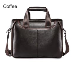 Brand Man Bag Genuine Leather Briefcase Men Business Handbag Messenger Bags Male Vintage Men's Shoulder Bag Large Capacity
