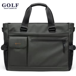 GOLF QUALITY Large Capacity Men's Briefcase 15.6" Business Travel Laptop Bag Casual Handheld File Multi-functional Office Bag
