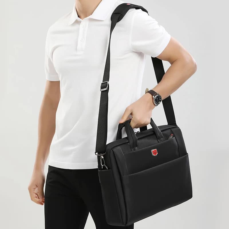 Waterproof Business Laptop Briefcase men Computers Handbags for Men Large Capacity Casual Travel Messenger Single Shoulder Bag