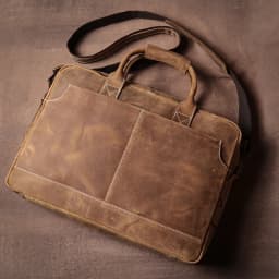 LUOKIR Vintage Crazy Horse Cowhide Handbag Men Leather Lawyer Briefcase Weekend Business Travel Computer Bag For 16 Inch Laptop