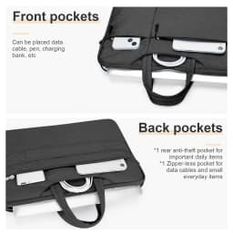 Waterproof Laptop Bag Briefcase 13 14 15Inch, Laptop Sleeve Bag 13 14 15 Inch for Lenovo HP etc Notebook Handbag Bag Men Women