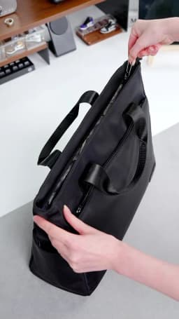 MARK RYDEN Men's Briefcase Tote Bag Water-Repellent Nylon 14-inch Laptop Bag For Office Travel
