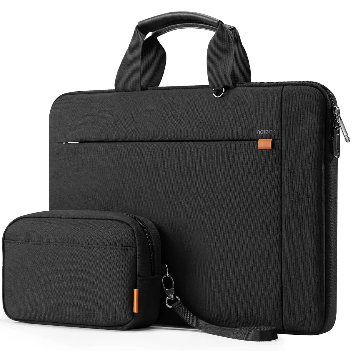 Inateck 15-15.6 Inch Laptop bag case Splash-proof Protector bag Briefcase with accessories bag, Black, LB02014-15_black