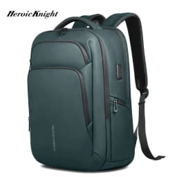 Heroic Knight Business Laptop Backpack for Work Waterproof Oxford Fabric Large Capacity withUSB Charging Portable Men's Backpack