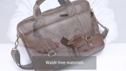 New 100% Genuine Leather Men's Briefcase Laptop Bag Large Capacity Business Handbag Casual Shoulder Crossbody Bags Messenger Bag