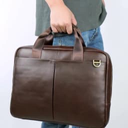 WESTAL 15 inch Laptop Bag for Men's Briefcases Genuine Leather Men's Executive Briefcase Portafolio Business Men Computer Bags