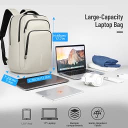 HK Water-repellent Commuter Business Backpack 17-inch Large-Capacity Men Laptop Backpack High-Quality Lightweight Elite Backpack