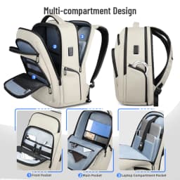 HK Water-repellent Commuter Business Backpack 17-inch Large-Capacity Men Laptop Backpack High-Quality Lightweight Elite Backpack