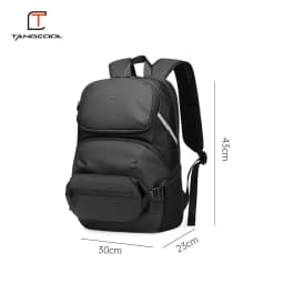 TANGCOOL Convertible Detachable Pocket Backpack Fits 17.3 Inch Notebook Waterproof Ventilated Back Panel Travel Luggage Bag