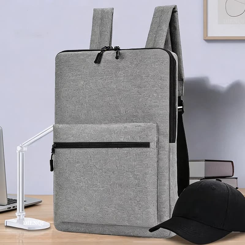 Minimalist Ultra Slim Laptop Backpack 15.6 Inch Waterproof Business Work Bags Thin Computer Back Pack Bag for Men Work Sac Homme