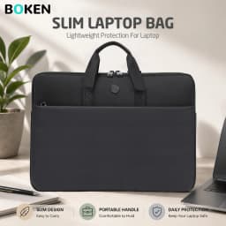Laptop Briefcase Bag 14-16 Inch for HP Dell Lenovo ASUS Surface, Soft Lining Front Pocket Lightweight Laptop Sleeve for Office